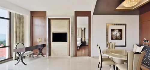 Le Méridien Jaipur Resort & Spa - Rooms - 1614 Sqft 150 Sqmt Swimming Pool View King Bed 12