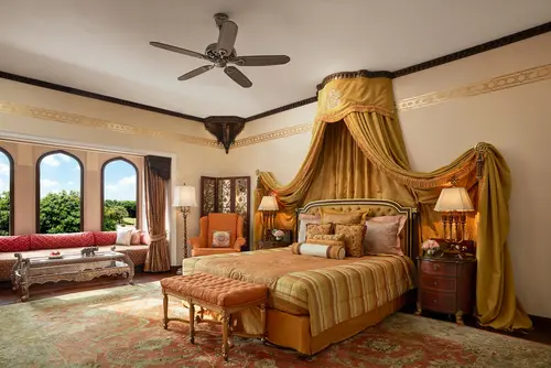Taj Rambagh Palace, Jaipur - Rooms - 495 Sqft 46 Sqmt Courtyard View King Bed 1