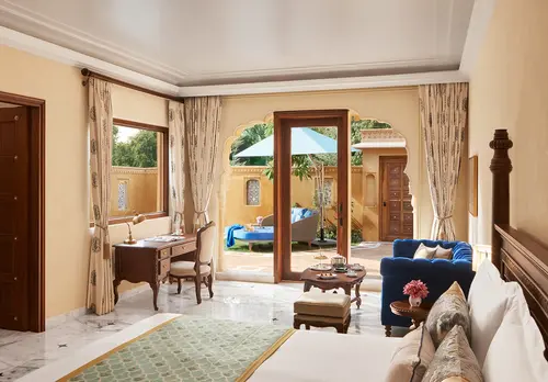 Taj Sawai Man Mahal, Jaipur - Rooms - 1593 Sqft 148 Sqmt Courtyard View King Bed 15