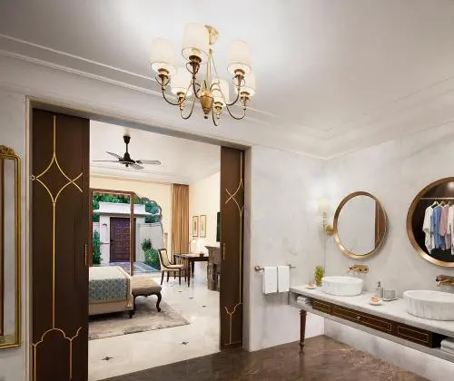 Taj Sawai Man Mahal, Jaipur - Rooms - 474 Sqft 44 Sqmt Courtyard View King Bed 7