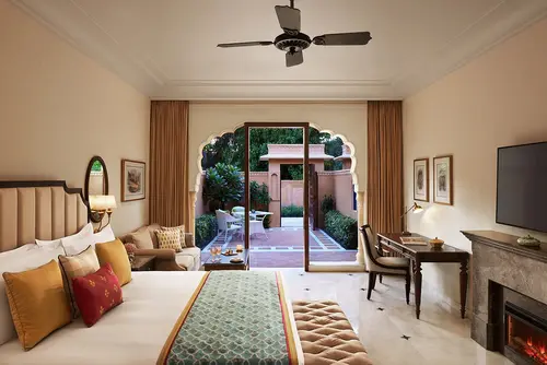 Taj Sawai Man Mahal, Jaipur - Rooms - 484 Sqft 45 Sqmt Courtyard View King Bed 4