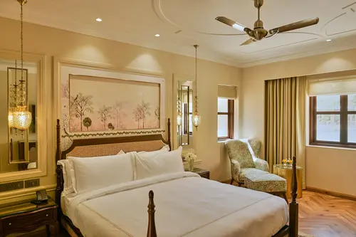 Fort Rajwada, Jaisalmer - Rooms - 300 Sqft 28 Sqmt Swimming Pool View King Bed 45