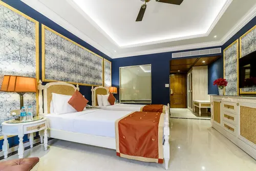 Fort Rajwada, Jaisalmer - Rooms - 375 Sqft 35 Sqmt Garden View King Bed 66