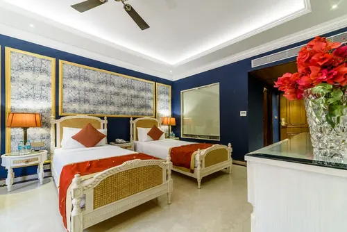 Fort Rajwada, Jaisalmer - Rooms - 375 Sqft 35 Sqmt Garden View King Bed 70