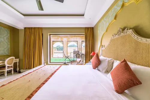 Fort Rajwada, Jaisalmer - Rooms - 575 Sqft 53 Sqmt Courtyard View King Bed 37