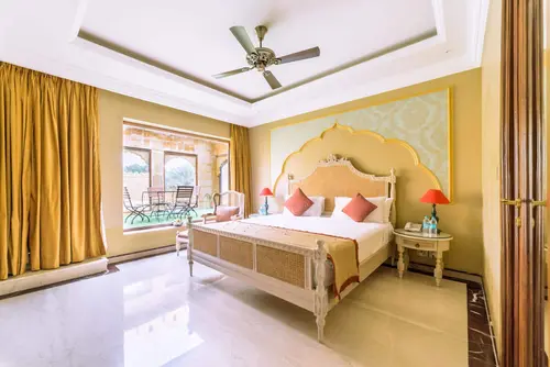 Fort Rajwada, Jaisalmer - Rooms - 575 Sqft 53 Sqmt Courtyard View King Bed 39