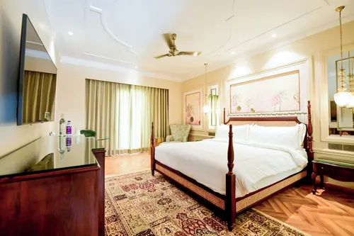 Fort Rajwada, Jaisalmer - Rooms - 800 Sqft 74 Sqmt Swimming Pool View Double Bed 47