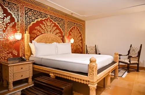 Fort Rajwada, Jaisalmer - Rooms - 900 Sqft 84 Sqmt Garden View Double Bed 81