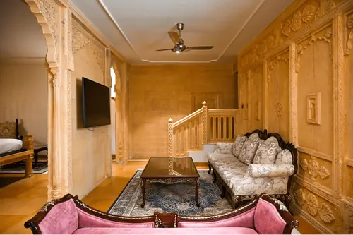 Fort Rajwada, Jaisalmer - Rooms - 900 Sqft 84 Sqmt Garden View Double Bed 82