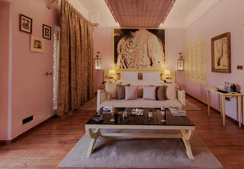 Ajit Bhawan Palace, Jodhpur - Rooms - 667 Sqft 62 Sqmt Swimming Pool View King Bed 22