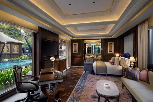 The Leela Palace Udaipur - Rooms - 8643 Sqft 803 Sqmt Lake View King Bed 14