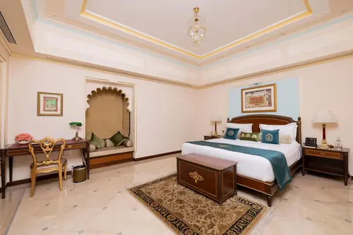 Taj Fateh Prakash Palace, Udaipur - Rooms - 549 Sqft 51 Sqmt Palace View King Bed 6