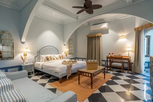 Daulatgarh Resort & Spa, Udaipur - Rooms - 400 Sqft 37 Sqmt Garden View King Bed 5