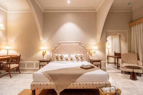 Daulatgarh Resort & Spa, Udaipur - Rooms - 450 Sqft 42 Sqmt Swimming Pool View King Bed 15