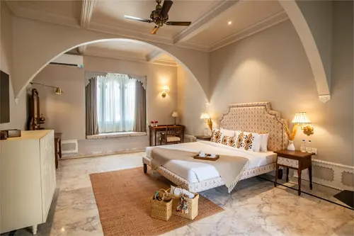 Daulatgarh Resort & Spa, Udaipur - Rooms - 450 Sqft 42 Sqmt Swimming Pool View King Bed 18