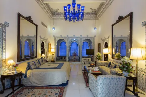 Shiv Niwas Palace, Udaipur - Rooms - 473 Sqft 44 Sqmt Lake View Twinbed 15
