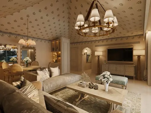 Taj Aravalli Resort & Spa, Udaipur - Rooms - 1399 Sqft 130 Sqmt Mountainhill View King Bed 11