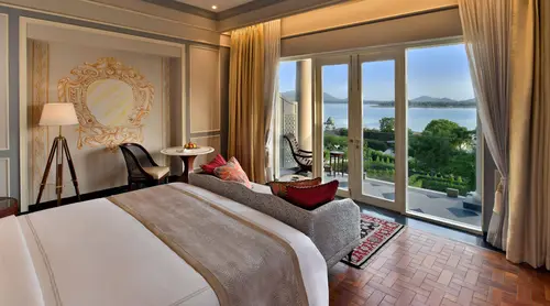 Raffles Udaipur - Rooms - 667 Sqft 62 Sqmt Lake View King Bed 20