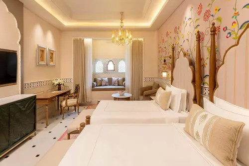The Lalit Laxmi Vilas Palace Udaipur - Rooms - 388 Sqft 36 Sqmt Courtyard View Twin Bed 4