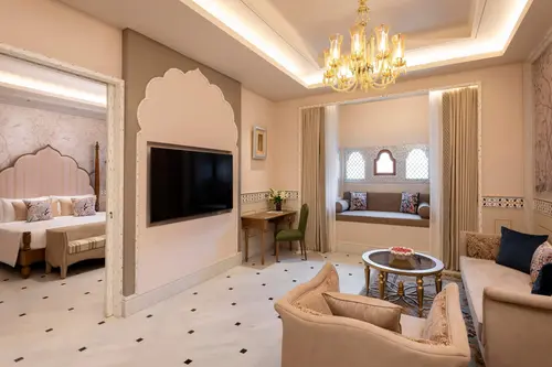 The Lalit Laxmi Vilas Palace Udaipur - Rooms - 797 Sqft 74 Sqmt Courtyard View King Bed 12