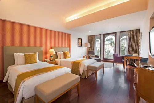 Radisson Blu Palace Resort & Spa, Udaipur - Rooms - 380 Sqft 35 Sqmt Swimming Pool View King Bed 6