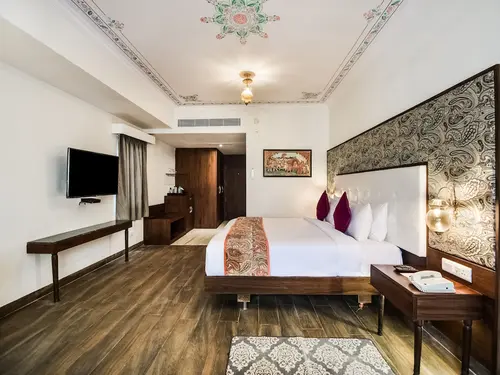 Bamboo Saa Resort & Spa, Udaipur - Rooms - 330 Sqft 31 Sqmt Mountain View King Bed 6
