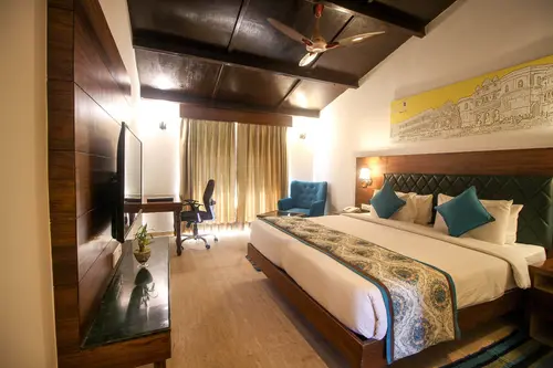 Bamboo Saa Resort & Spa, Udaipur - Rooms - 330 Sqft 31 Sqmt Mountain View King Bed 60