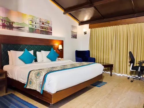 Bamboo Saa Resort & Spa, Udaipur - Rooms - 330 Sqft 31 Sqmt Mountain View King Bed 63