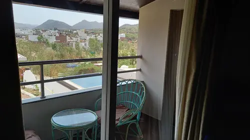 Bamboo Saa Resort & Spa, Udaipur - Rooms - 330 Sqft 31 Sqmt Swimming Pool View King Bed 75