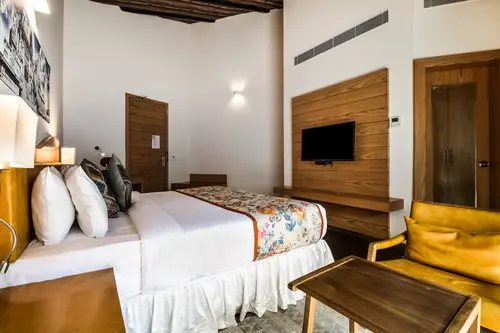 Bamboo Saa Resort & Spa, Udaipur - Rooms - 480 Sqft 45 Sqmt Mountain View King Bed 17