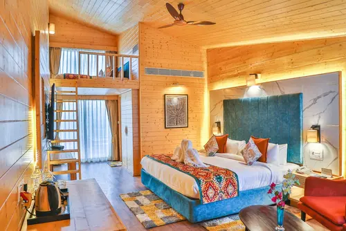 Bamboo Saa Resort & Spa, Udaipur - Rooms - 600 Sqft 56 Sqmt King Bed 50