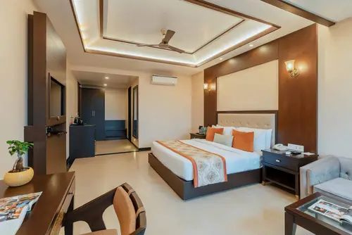 Mahua Bagh Resort, Kumbhalgarh - Rooms - 480 Sqft 45 Sqmt Mountain View King Bed 34