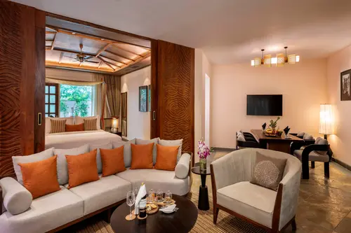 Taj Sawai, Ranthambore - Rooms - 1410 Sqft 131 Sqmt Garden View King Bed 1