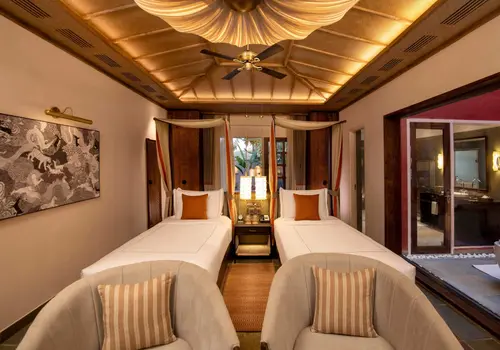 Taj Sawai, Ranthambore - Rooms - 517 Sqft 48 Sqmt Garden View Single Beds 2