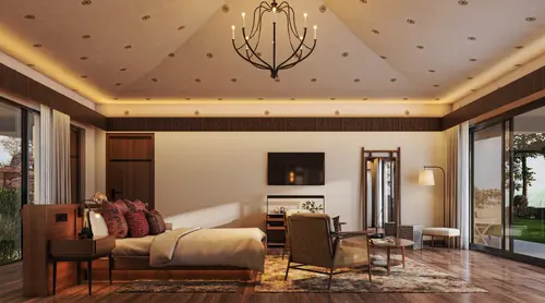 Alila Fort Bishangarh - Rooms - 1001 Sqft 93 Sqmt Garden View King Bed 35