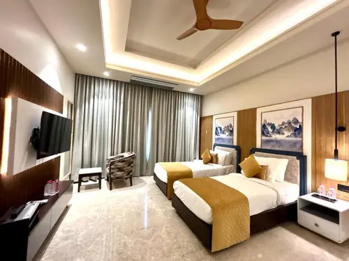 Ananta Spa & Resort Jaipur - Rooms - 3700 Sqft 344 Sqmt Garden View King Bed 31