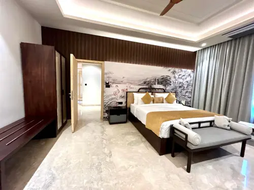 Ananta Spa & Resort Jaipur - Rooms - 3700 Sqft 344 Sqmt Garden View King Bed 33