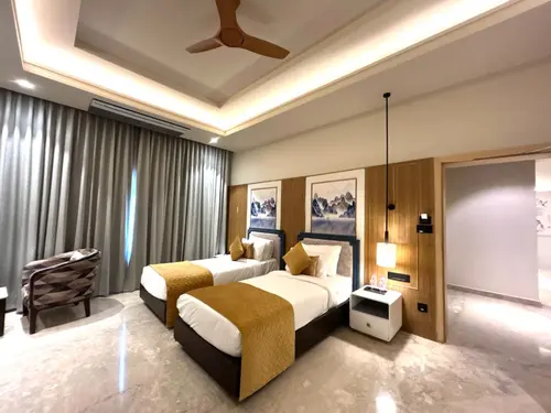 Ananta Spa & Resort Jaipur - Rooms - 3700 Sqft 344 Sqmt Garden View King Bed 41