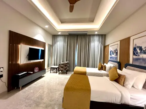 Ananta Spa & Resort Jaipur - Rooms - 3700 Sqft 344 Sqmt Garden View King Bed 43