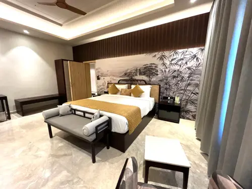 Ananta Spa & Resort Jaipur - Rooms - 3700 Sqft 344 Sqmt Garden View King Bed 47