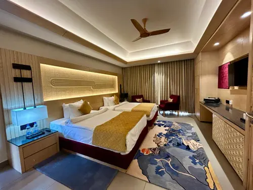 Ananta Spa & Resort Jaipur - Rooms - 600 Sqft 56 Sqmt Mountain View Single Beds 16