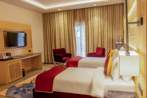 Ananta Spa & Resort Jaipur - Rooms - 600 Sqft 56 Sqmt Mountain View Single Beds 25