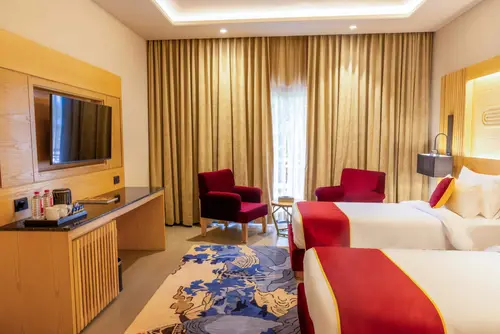 Ananta Spa & Resort Jaipur - Rooms - 600 Sqft 56 Sqmt Mountain View Single Beds 26