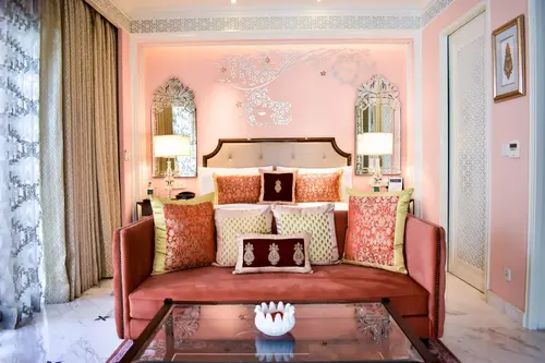 The Leela Palace Jaipur - Rooms - 1238 Sqft 115 Sqmt Swimming Pool View King Bed 15