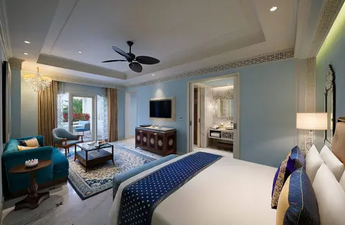 The Leela Palace Jaipur - Rooms - 700 Sqft 65 Sqmt Mountainhill View King Bed 14